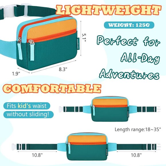 Cute Kids Fanny Pack with Adjustable Waistband - Perfect for Adventurers! - Picture 3 of 7